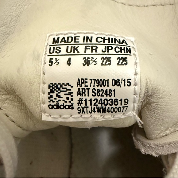 Adidas Stan Smith with Metal Plate. Snakeskin Patterned Upper. Size 5.5. Fit 7 - Picture 13 of 13